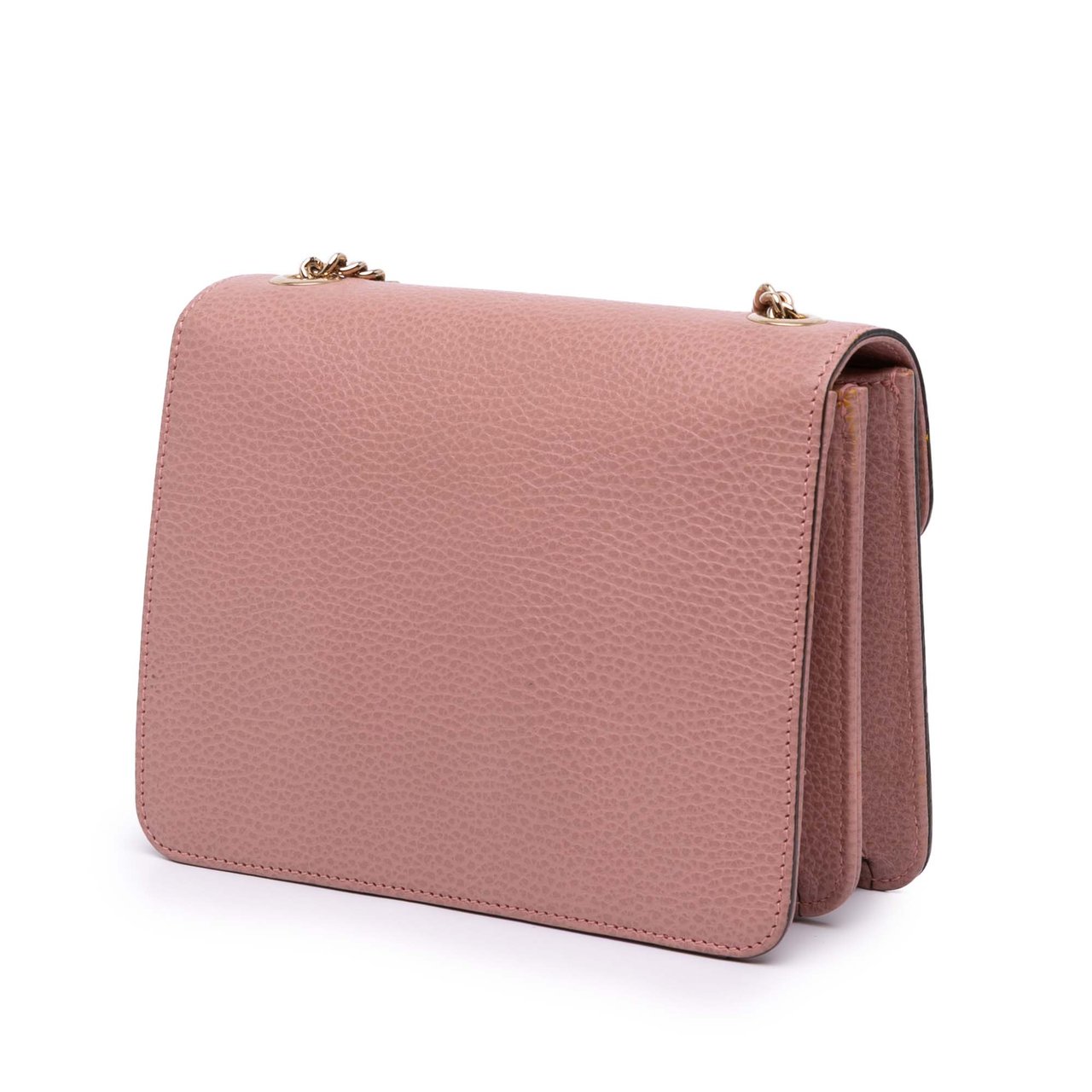 Gucci Small Dollar Calfskin Interlocking G Crossbody Roze