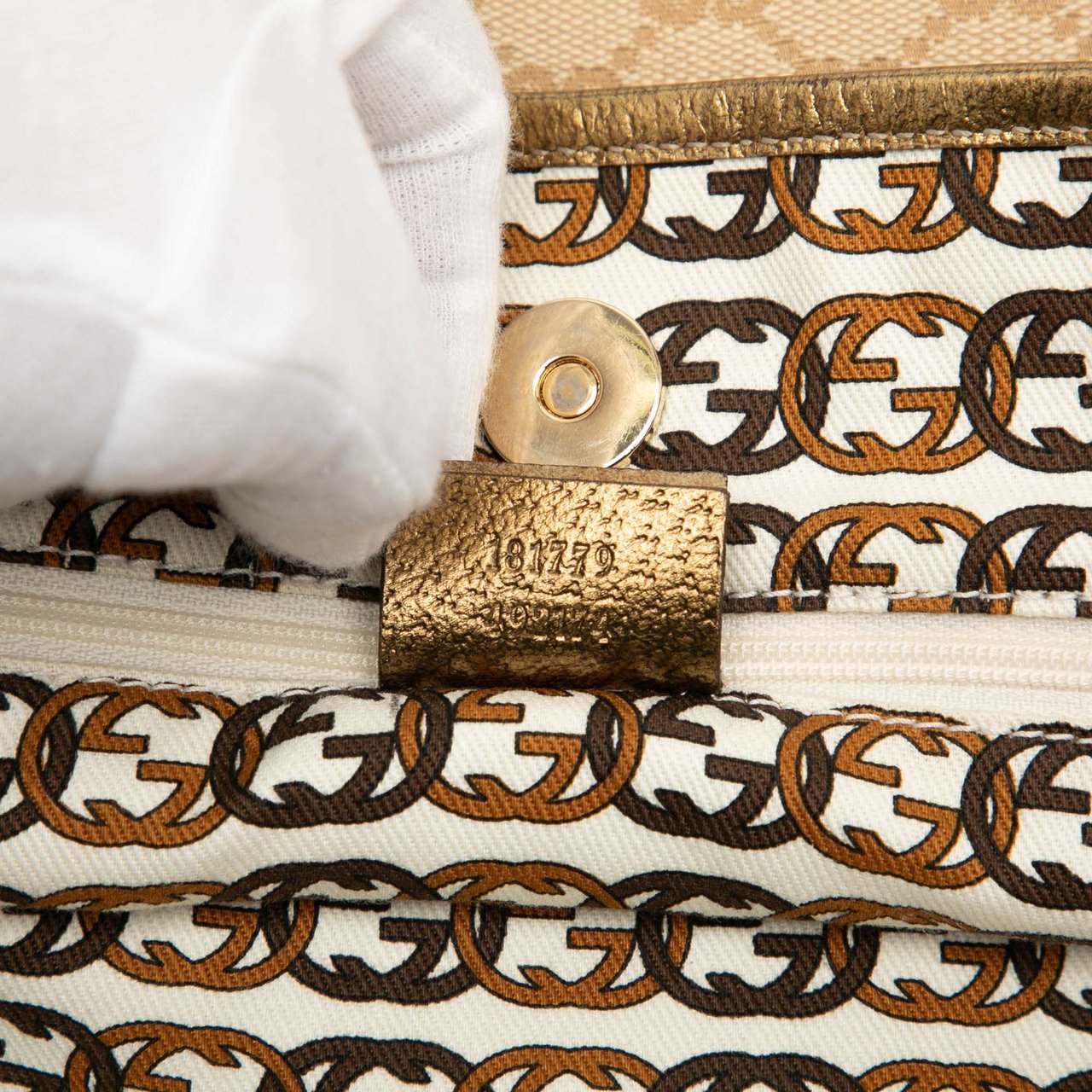 Gucci GG Canvas Princy Tote Bruin