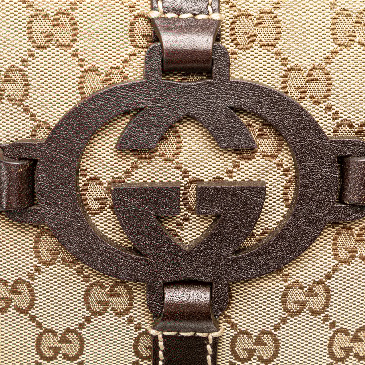 Gucci GG Canvas Royal Hobo Bruin