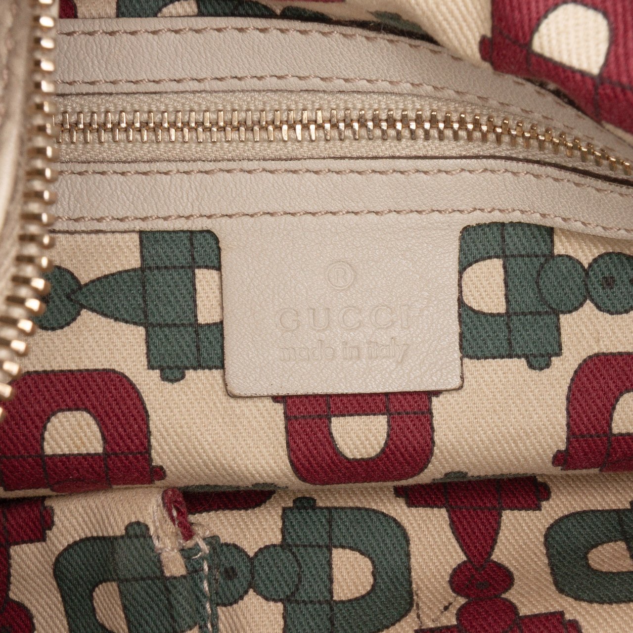 Gucci Guccissima Hysteria Crest Hobo Bruin