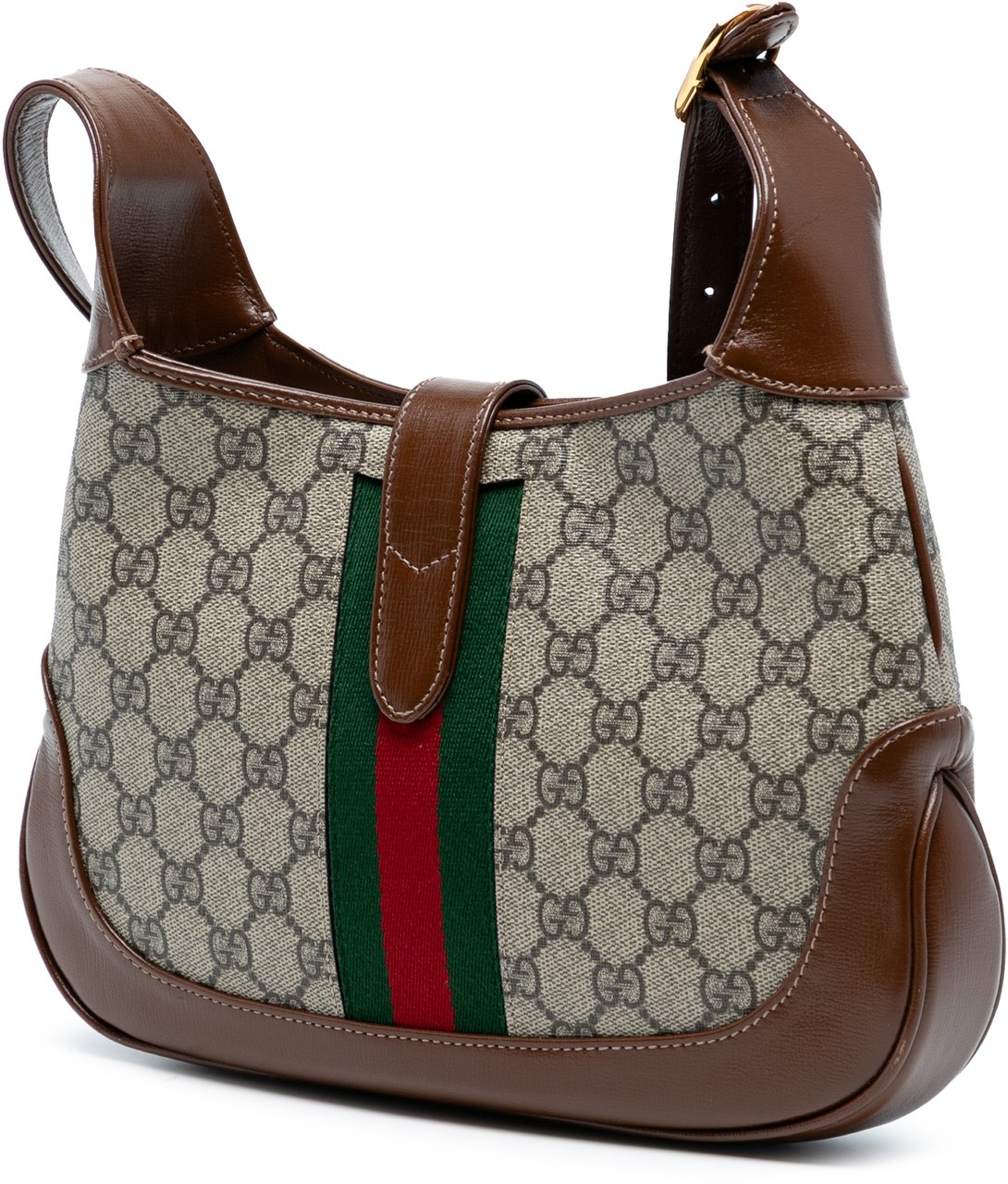 Gucci Small GG Supreme Jackie 1961 Crossbody Bruin