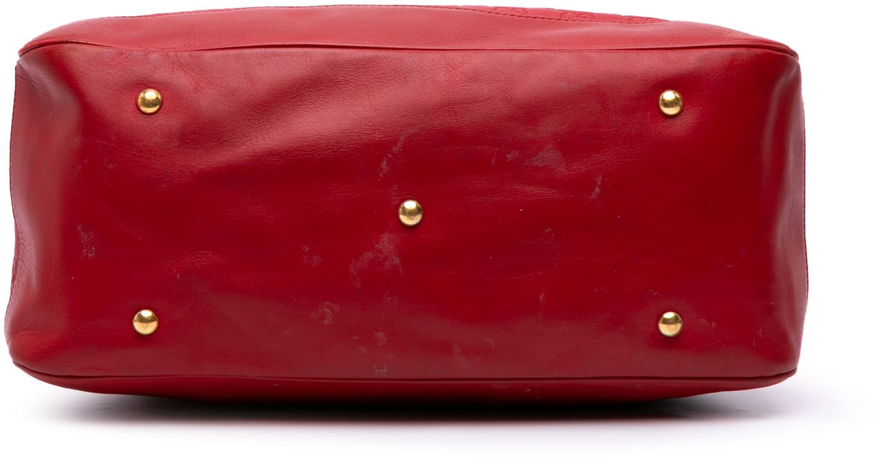 Gucci Medium Guccissima Valentine Top Handle Bag Rood