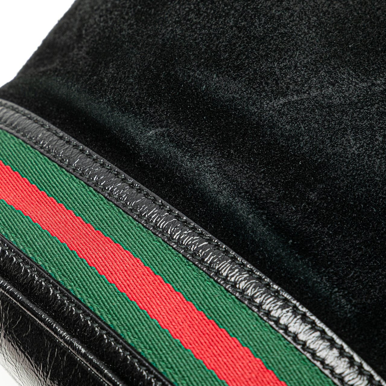 Gucci Small Suede Ophidia Bucket Zwart