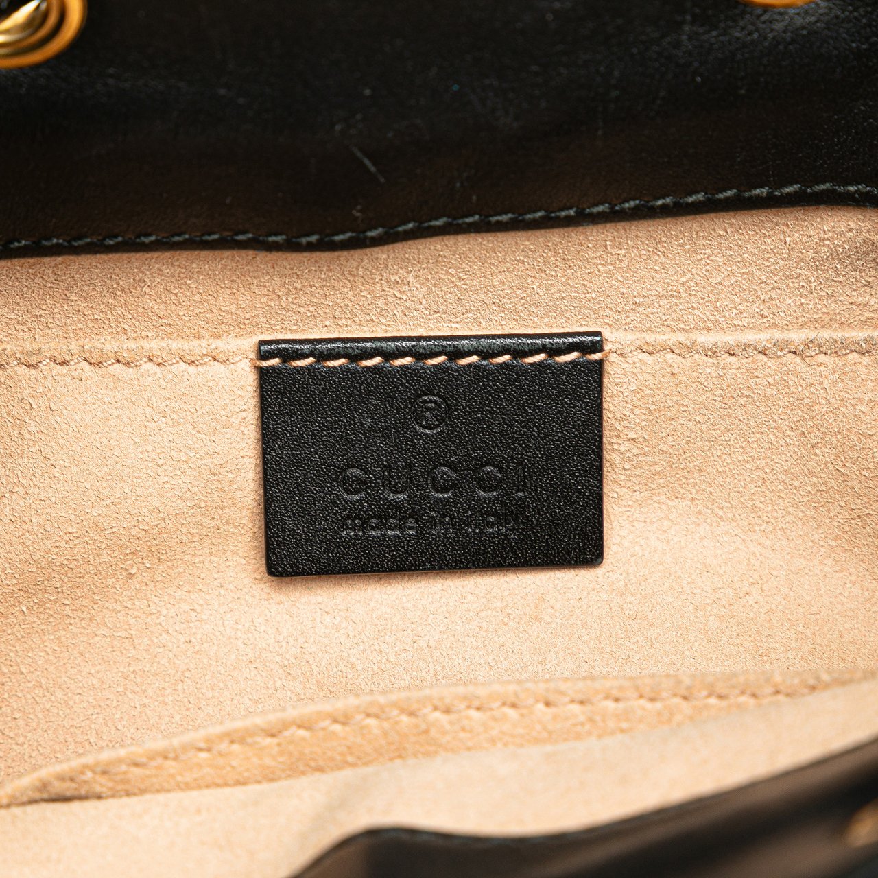 Gucci Small Suede Ophidia Bucket Zwart