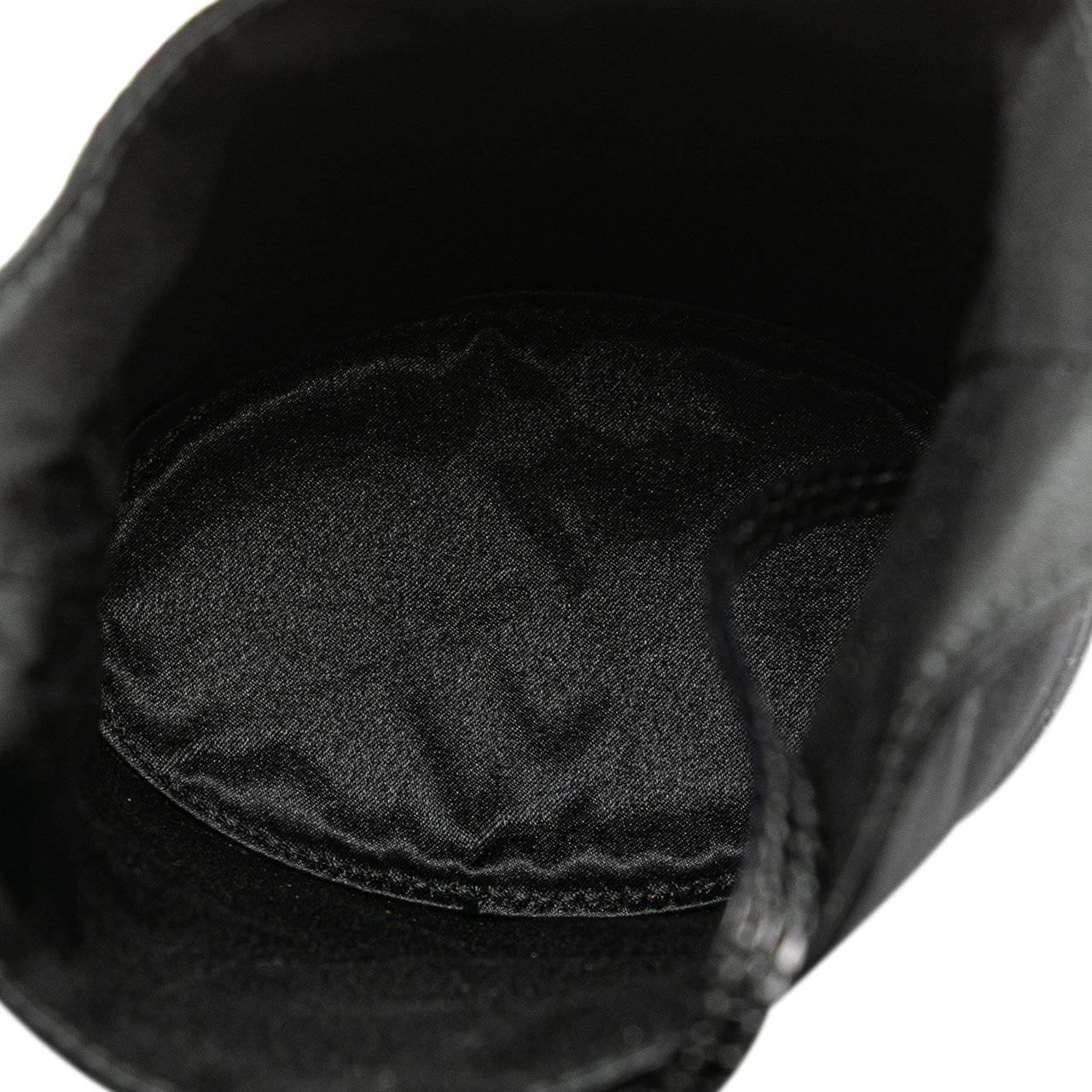 Gucci Velvet and Lizard Embossed Calfskin Trimmed Handbag Zwart