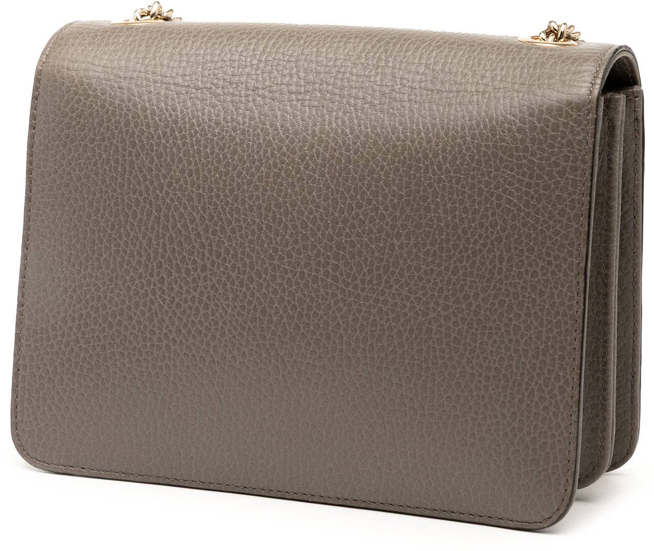 Gucci Small Dollar Calfskin Interlocking G Crossbody Grijs