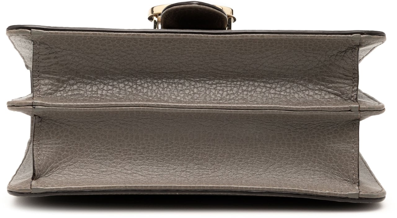 Gucci Small Dollar Calfskin Interlocking G Crossbody Grijs