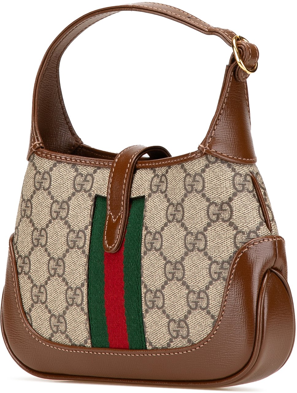 Gucci Mini GG Supreme Jackie 1961 Crossbody Bruin
