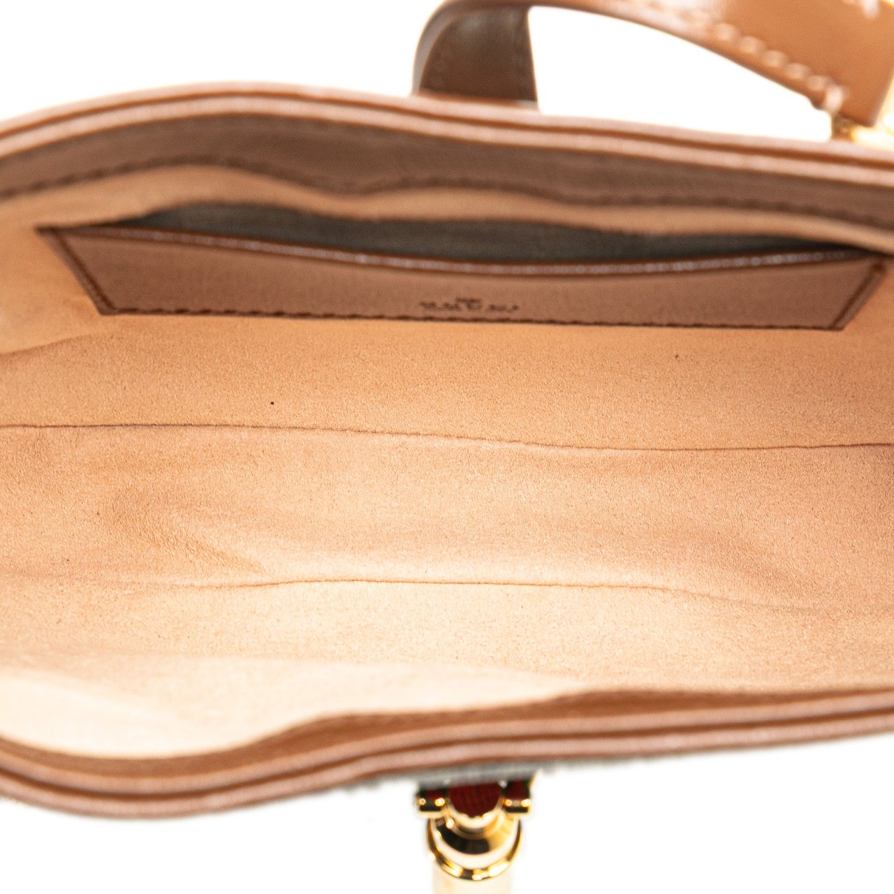 Gucci Mini GG Supreme Jackie 1961 Crossbody Bruin