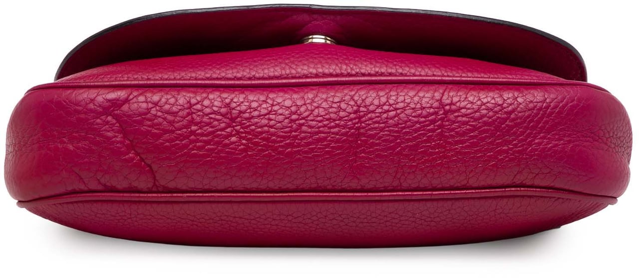 Gucci Medium Leather Soho Chain Flap Crossbody Roze