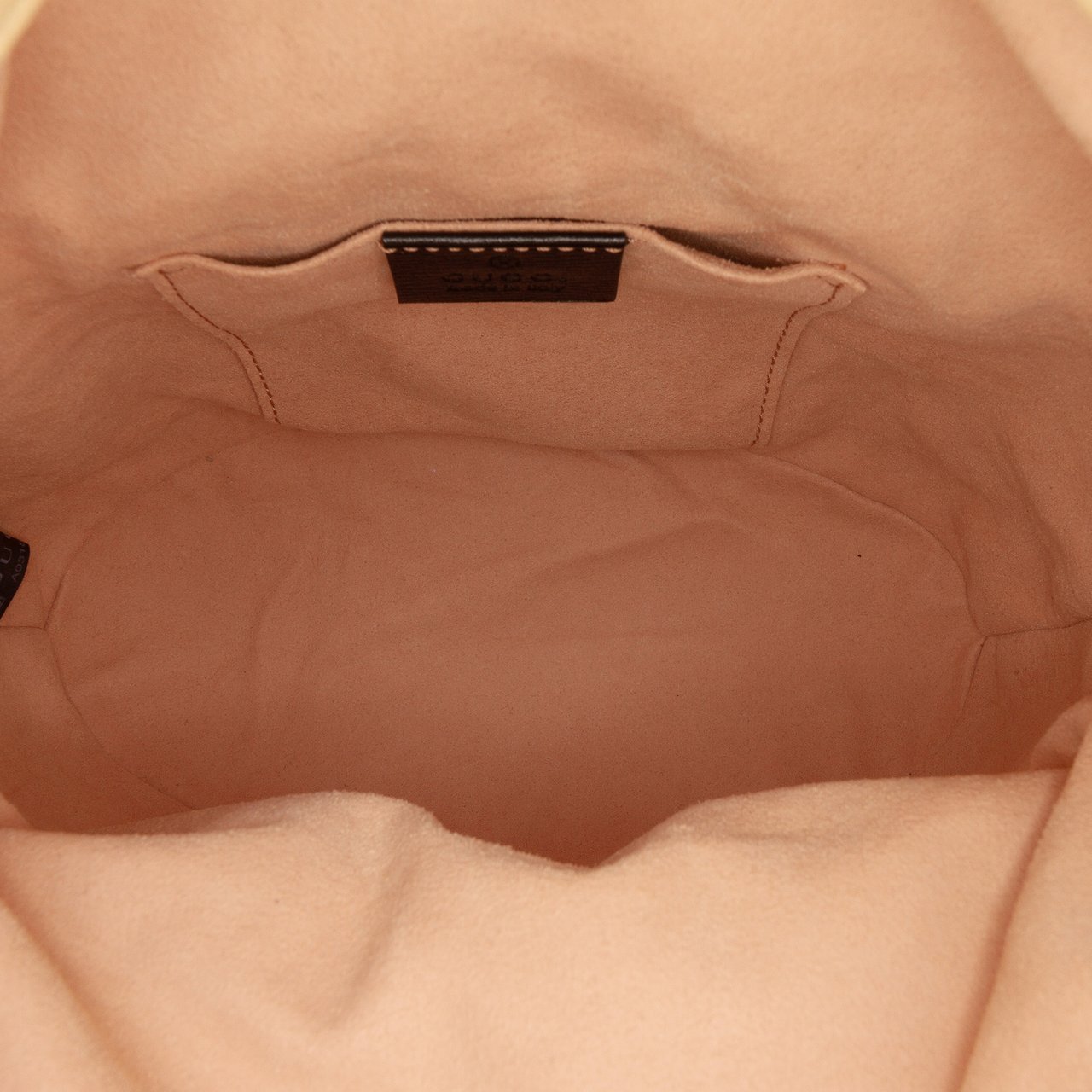 Gucci Leather Horsebit 1955 Bucket Bag Zwart