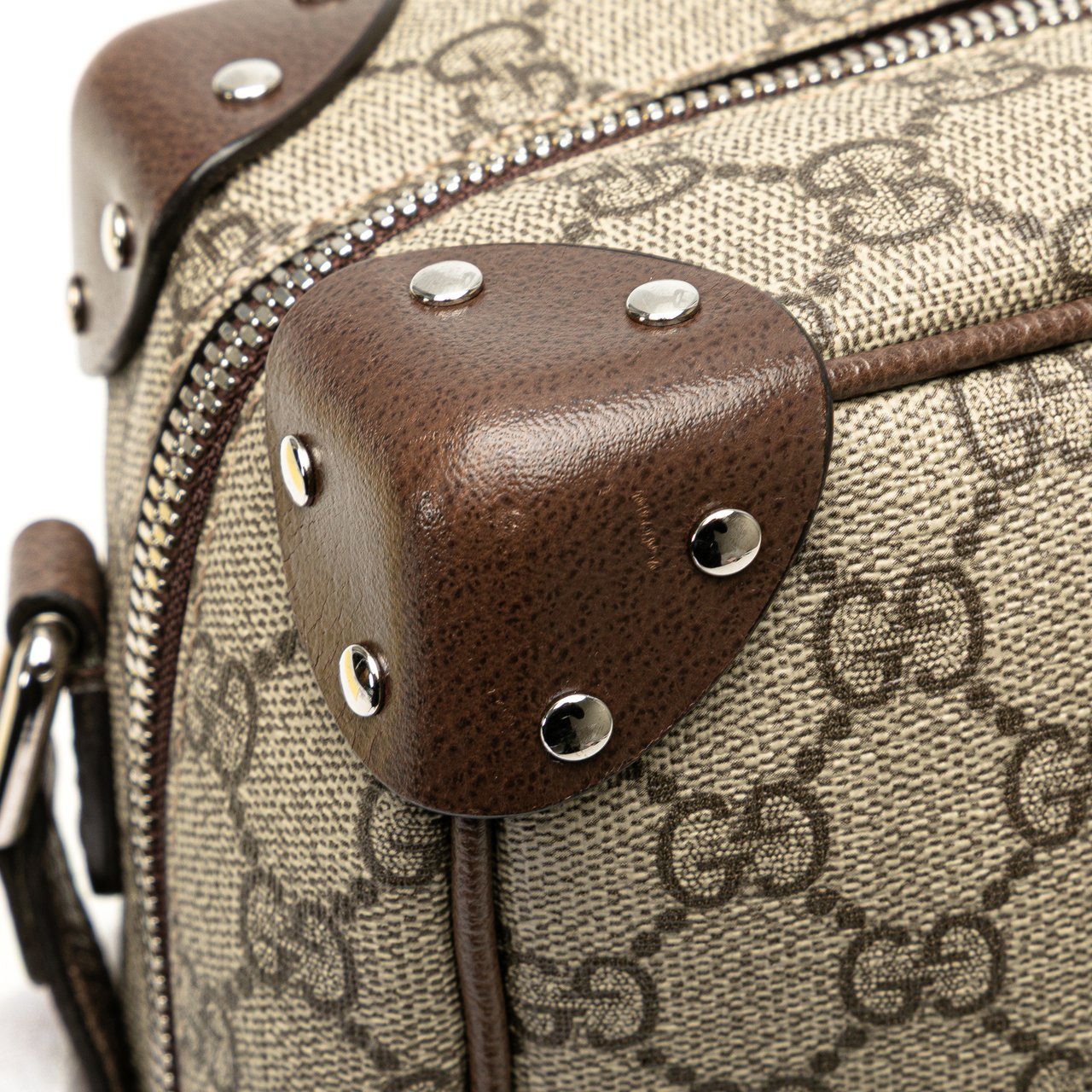 Gucci GG Supreme Soft Trunk Crossbody Bruin