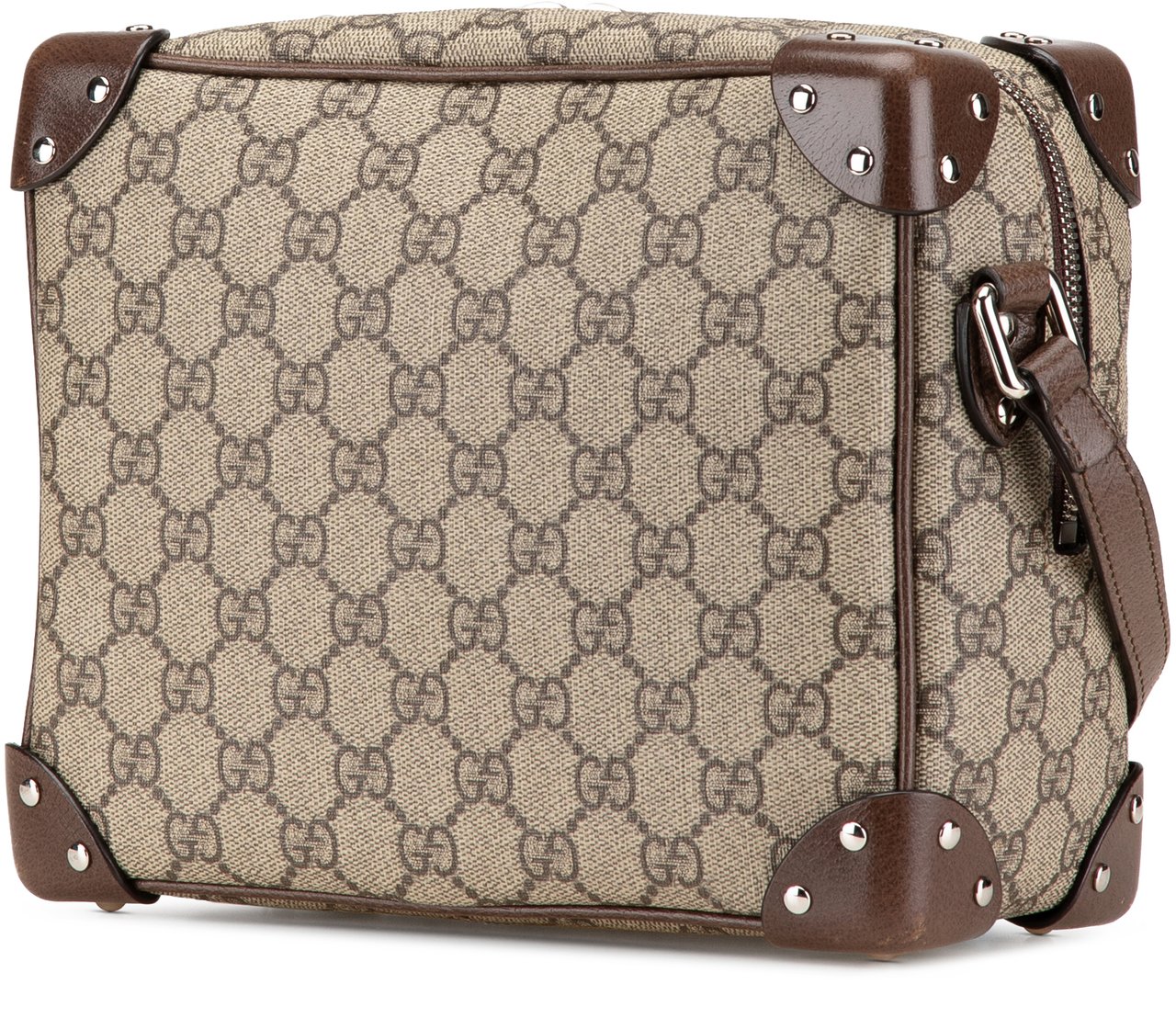 Gucci GG Supreme Soft Trunk Crossbody Bruin