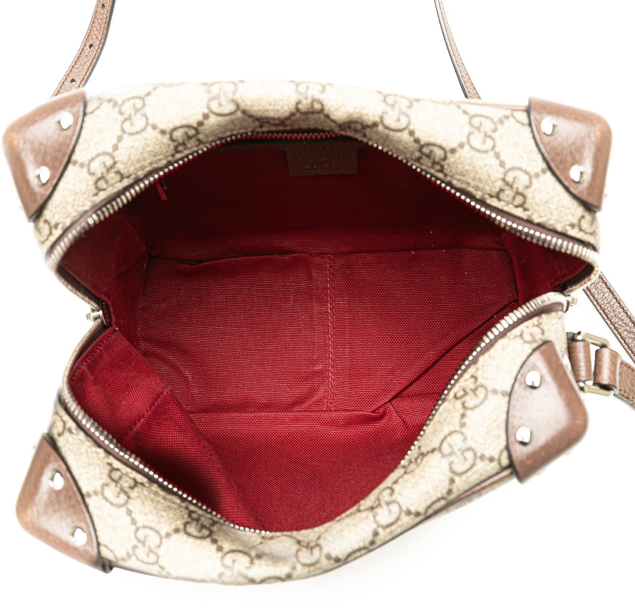 Gucci GG Supreme Soft Trunk Crossbody Bruin