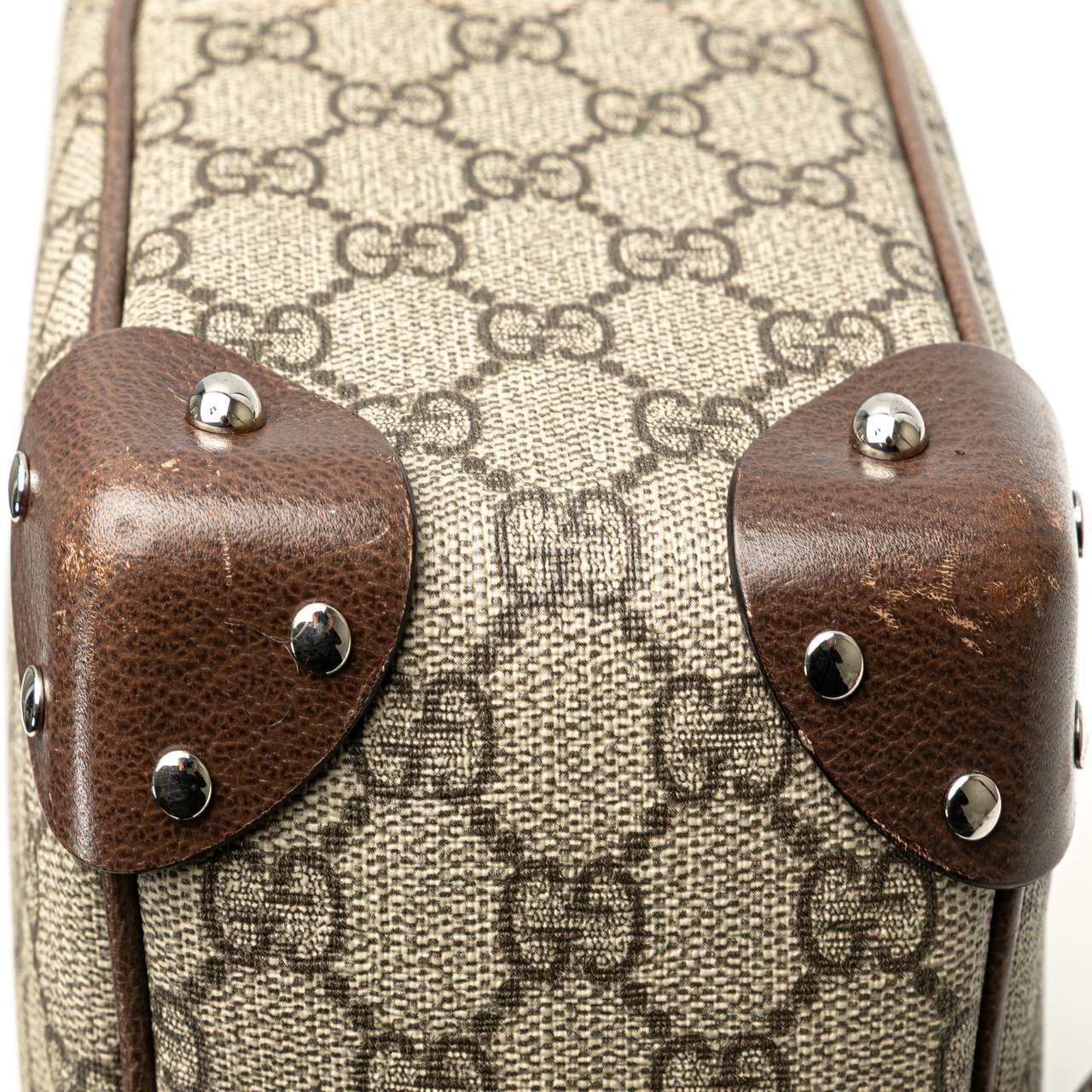 Gucci GG Supreme Soft Trunk Crossbody Bruin