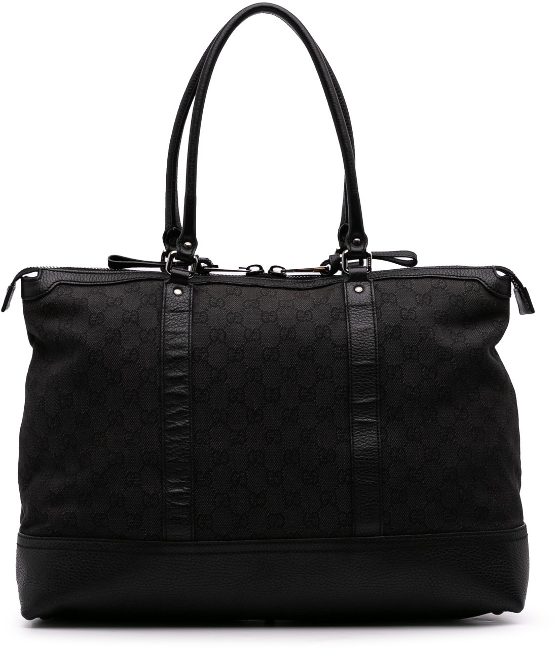 Gucci GG Denim Tote Zwart