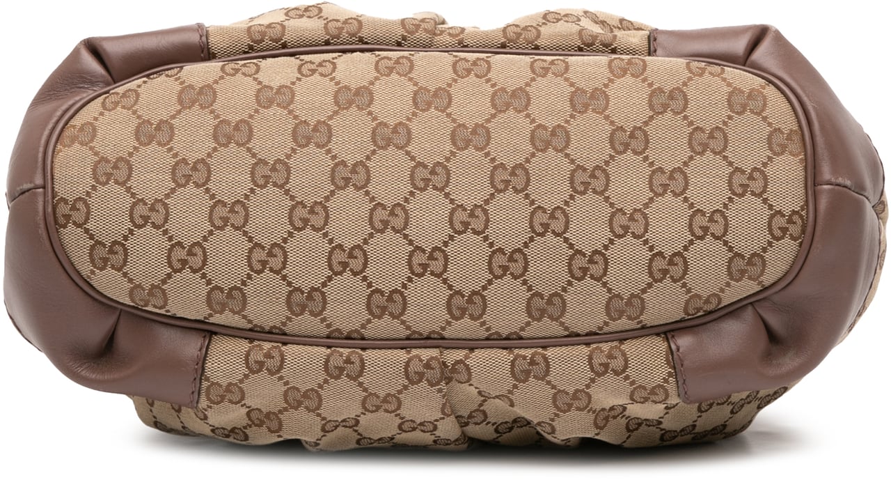 Gucci GG Canvas Sukey Satchel Bruin