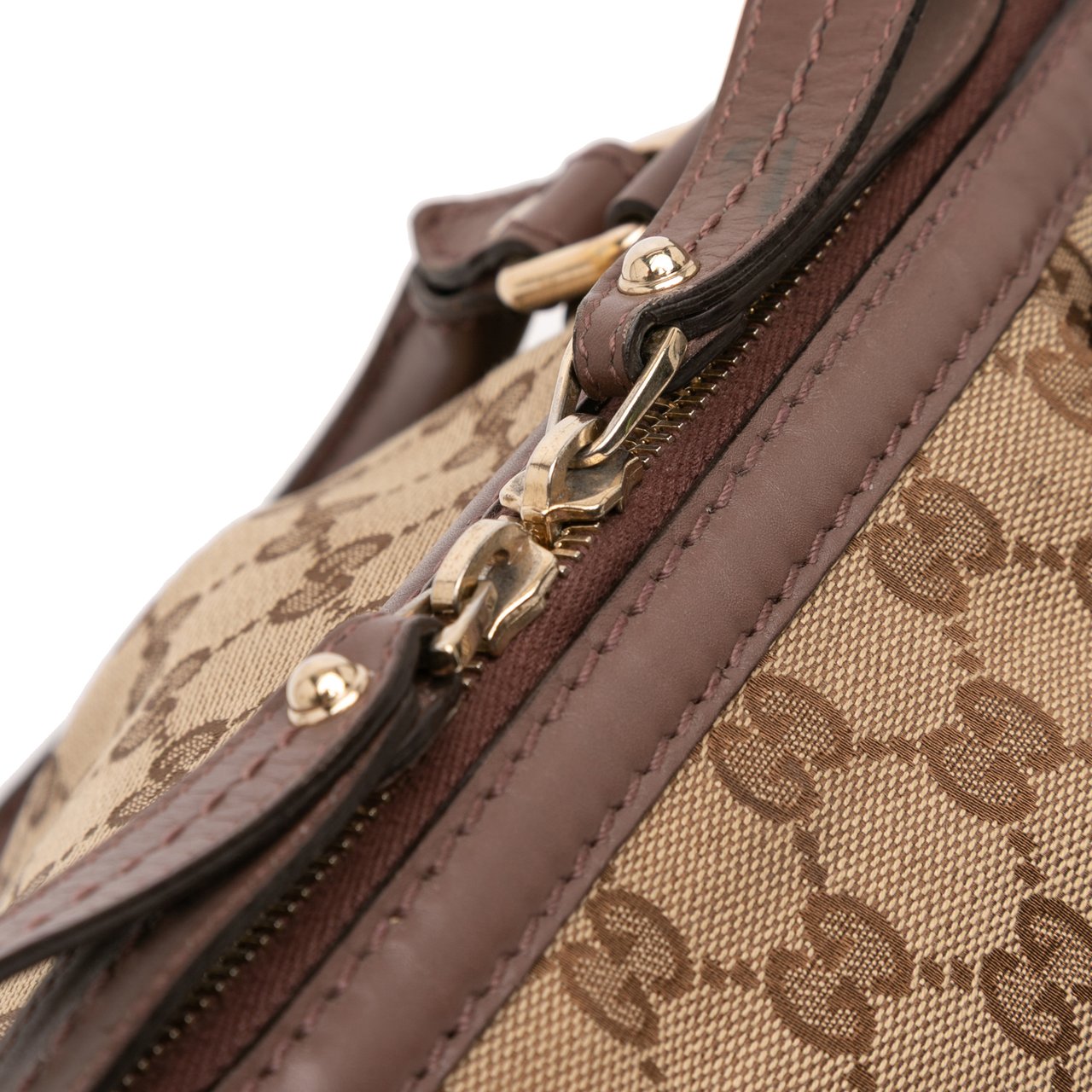 Gucci GG Canvas Sukey Satchel Bruin