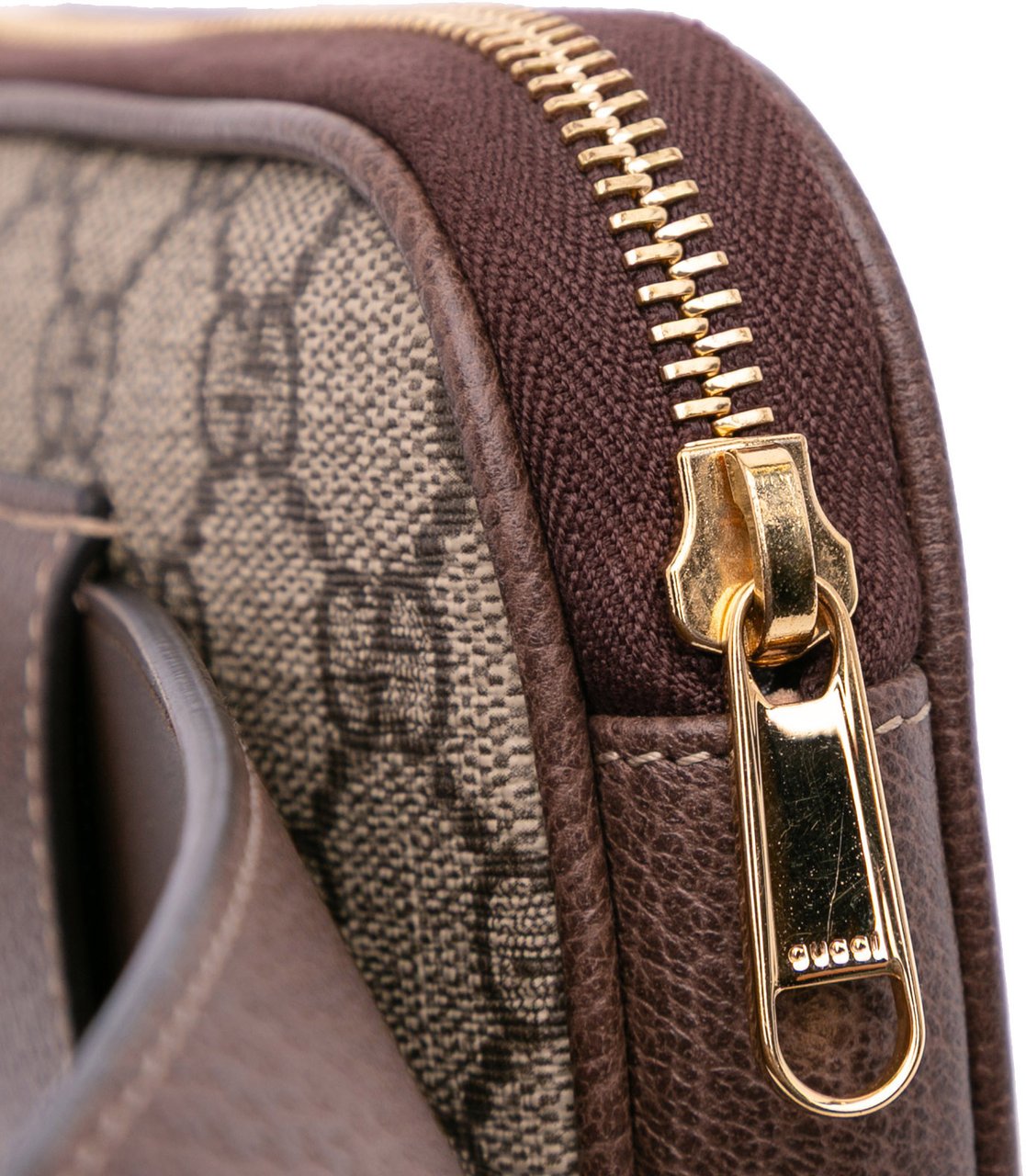 Gucci Small GG Supreme Web Ophidia Belt Bag Bruin
