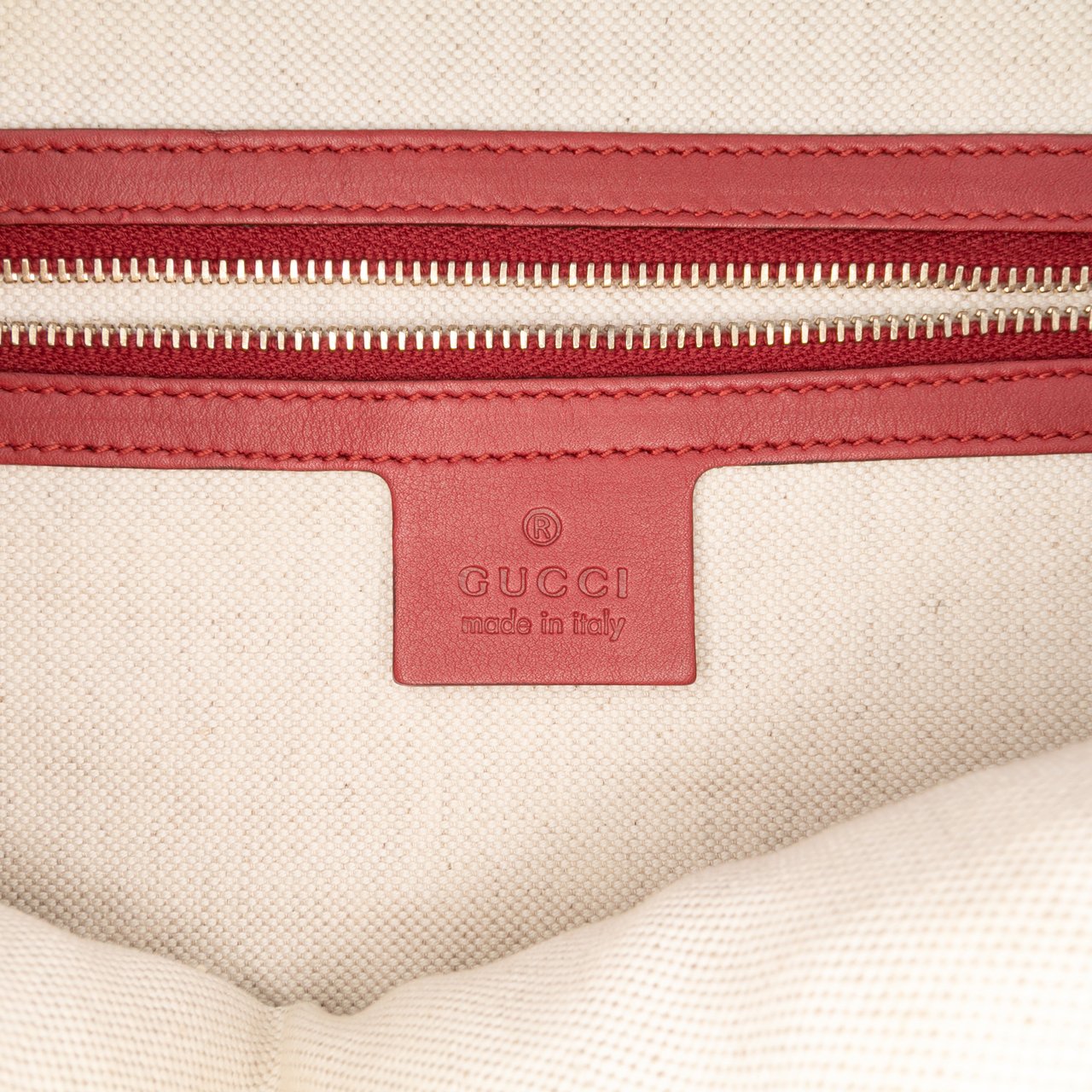 Gucci Large Microguccissima Patent Nice Dome Top Handle Bag Rood