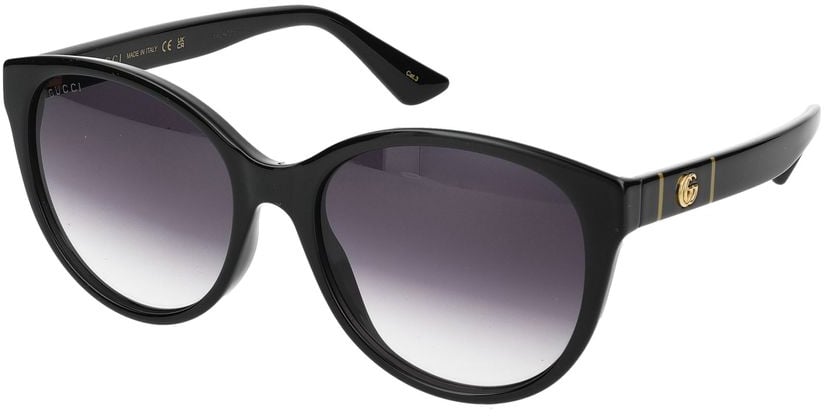 Gucci Sunglasses Gucci GG0631S 001 black black grey 56/18/145 Grijs