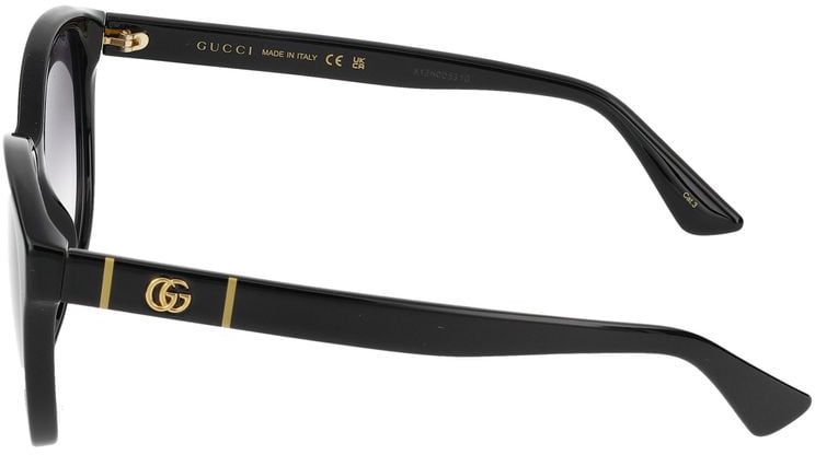 Gucci Sunglasses Gucci GG0631S 001 black black grey 56/18/145 Grijs