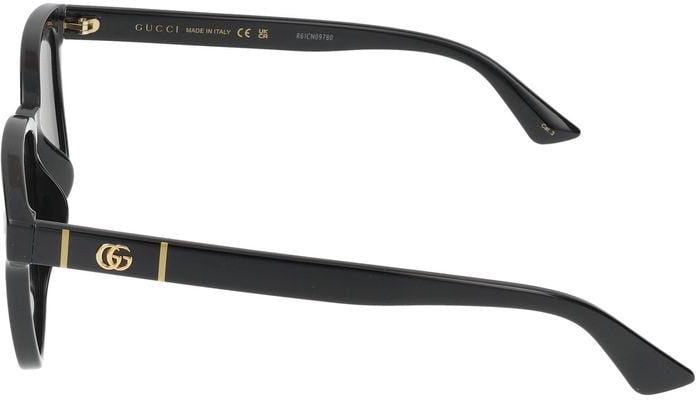 Gucci Sunglasses GG0637SK 001 black black grey 56/18/150 Grijs