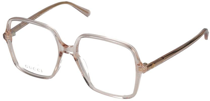 Gucci Eyeglasses Gucci GG1003O 006 nude nude transparent 53/16/140 Roze