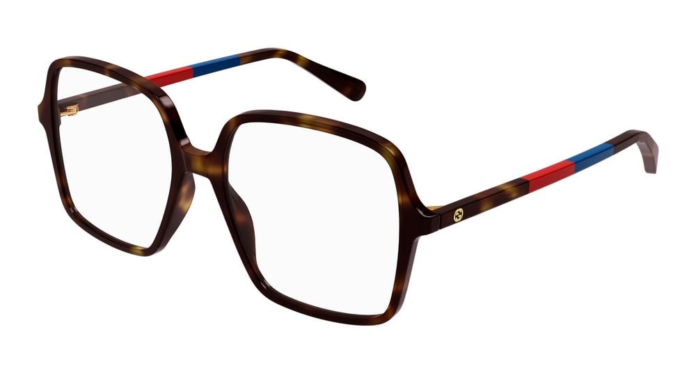 Gucci Eyeglasses Gucci GG1003O 009 Havana Havana Transpa 53/16/140 Wit