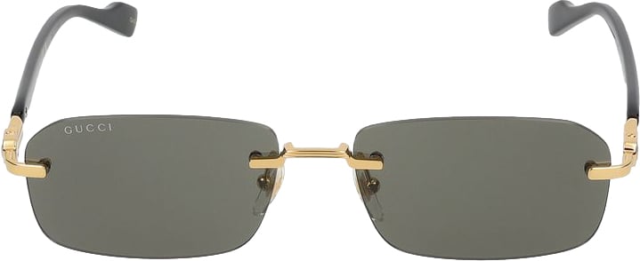 Gucci Sunglasses Gucci GG1221S 001 gold black grey 56/16/140 Grijs