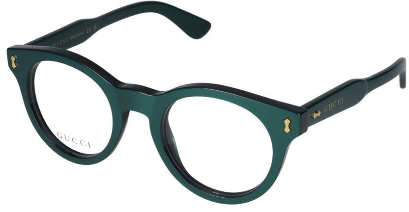 Gucci Eyeglasses Gucci GG1266O 003 green green transparent 48/23/145 Groen
