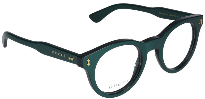 Gucci Eyeglasses Gucci GG1266O 003 green green transparent 48/23/145 Groen