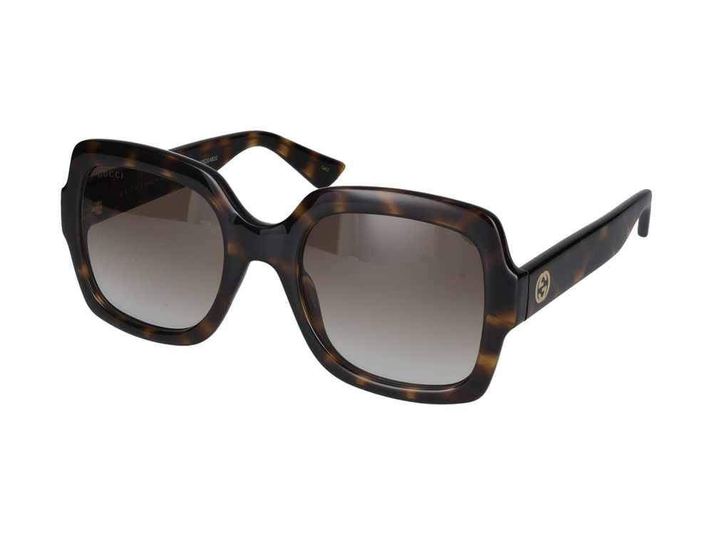 Gucci Brown GG1337S Square Sunglasses Grijs
