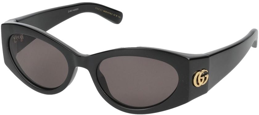 Gucci Sunglasses GG1401S 001 black black grey 53/19/130 Grijs