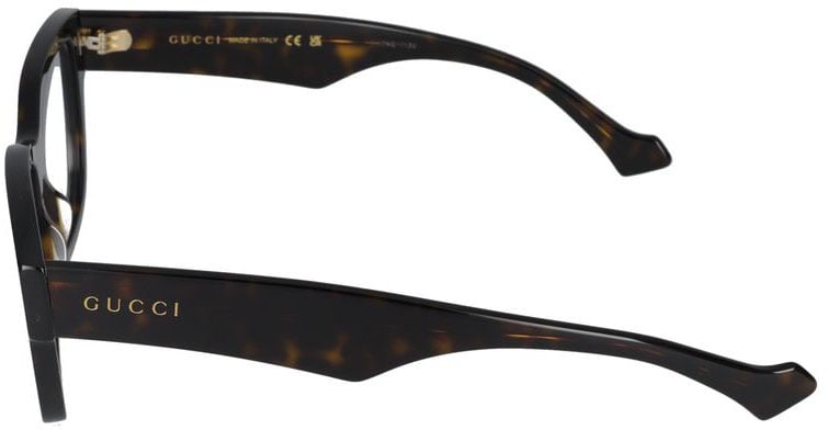 Gucci Eyeglasses Gucci GG1428O 005 havana havana transparent 55/16/145 Rood