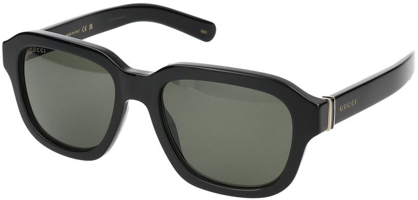 Gucci Sunglasses Gucci GG1508S 001 black black grey 55/19/145 Grijs