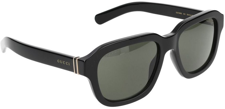 Gucci Sunglasses Gucci GG1508S 001 black black grey 55/19/145 Grijs