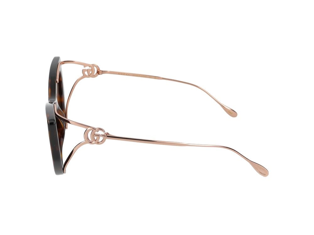 Gucci Sunglasses Gucci GG1565S 002 havana gold brown 52/20/120 Neutraal