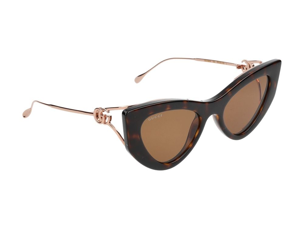 Gucci Sunglasses Gucci GG1565S 002 havana gold brown 52/20/120 Neutraal