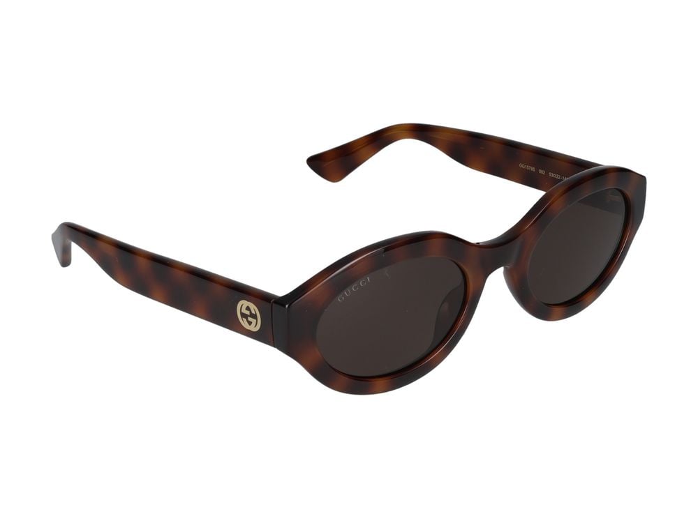 Gucci Sunglasses Gucci GG1579S 002 havana havana brown 53/22/140 Zwart