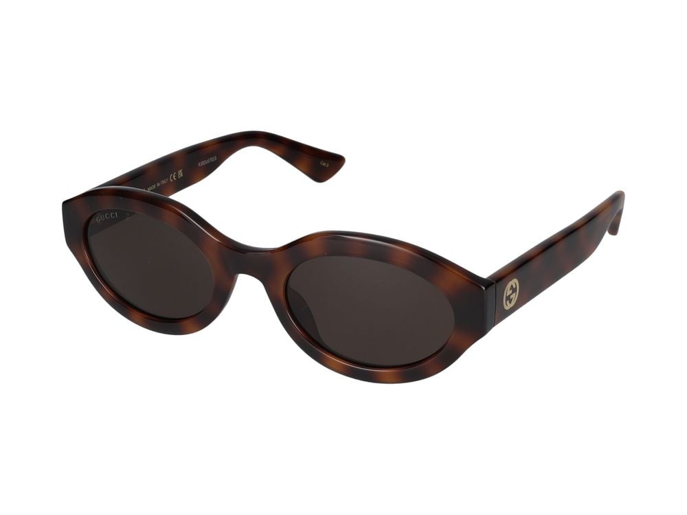 Gucci Sunglasses Gucci GG1579S 002 havana havana brown 53/22/140 Zwart