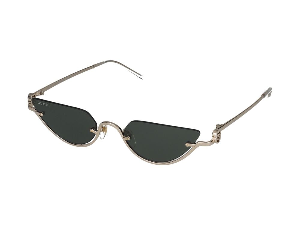 Gucci Sunglasses GG1603S 001 gold gold grey 53/21/135 Grijs