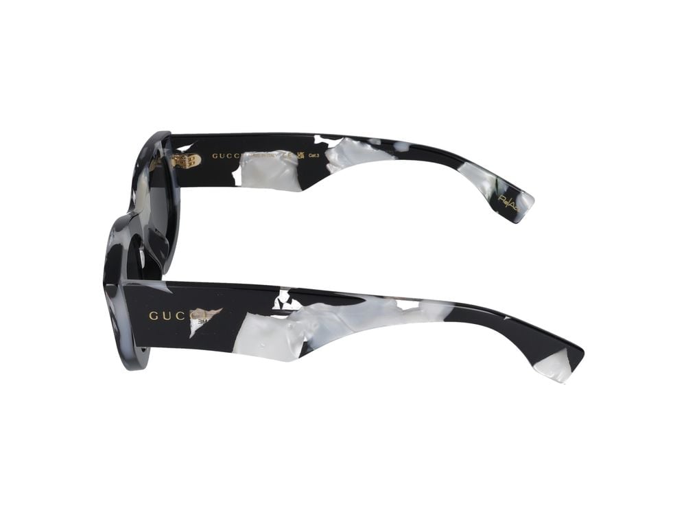 Gucci Sunglasses Gucci GG1627S 002 black black grey 51/22/145 Grijs