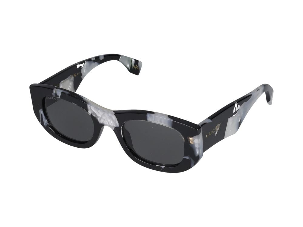 Gucci Sunglasses Gucci GG1627S 002 black black grey 51/22/145 Grijs