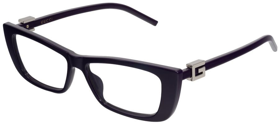 Gucci Eyeglasses Gucci GG1682O 004 Violet Violet Transpa 53/14/140 Zwart