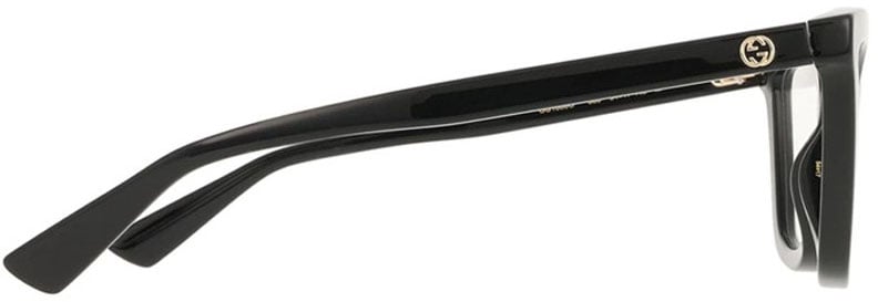 Gucci Eyeglasses GG1686O 001 Black Black Transpare 51/17/135 Zwart