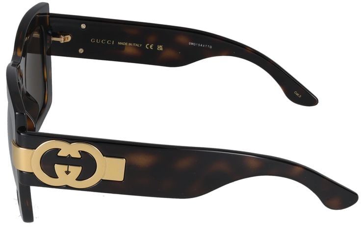 Gucci Sunglasses Gucci GG1688S 002 havana havana brown 54/18/140 Grijs