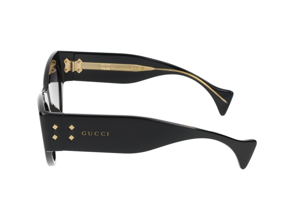 Gucci Sunglasses Gucci GG1704S 001 black black grey 54/20/140 Grijs