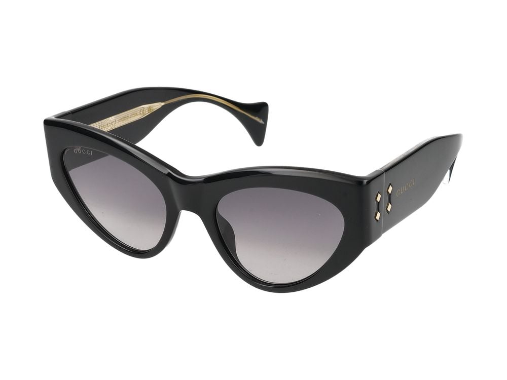Gucci Sunglasses Gucci GG1704S 001 black black grey 54/20/140 Grijs