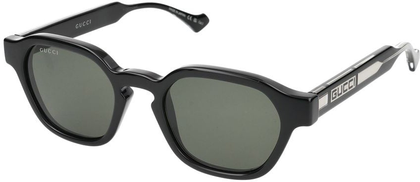 Gucci Sunglasses Gucci GG1730S 001 black crystal grey 50/21/145 Grijs